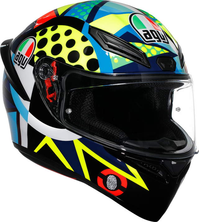 AGV K1 S Rossi Winter Test 2020 Motorcycle Helmet - Small, Fits Honda, Yamaha, Kawasaki, Suzuki, and Ducati