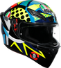 AGV K1 S Rossi Winter Test 2020 Motorcycle Helmet - Small, Fits Honda, Yamaha, Kawasaki, Suzuki, and Ducati