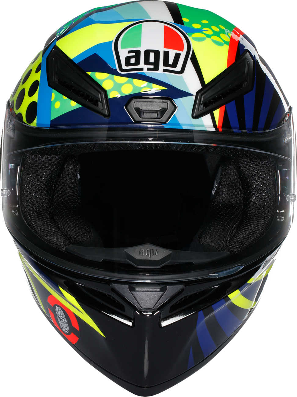 AGV K1 S Rossi Winter Test 2020 Motorcycle Helmet - 2XL, Fits Honda, Yamaha, Suzuki, Kawasaki, and Ducati