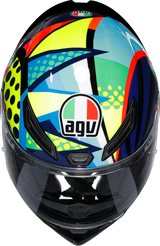 AGV K1 S Rossi Winter Test 2020 Motorcycle Helmet - 2XL, Fits Honda, Yamaha, Suzuki, Kawasaki, and Ducati