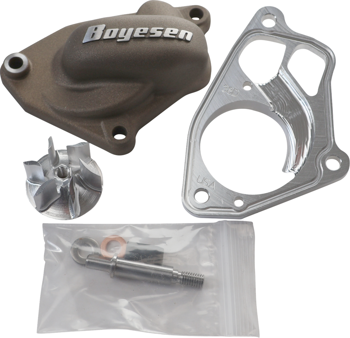 BOYESEN Magnesium Water Pump Kit WPK-38DM for Yamaha Engines with Nautilus-Style Impeller