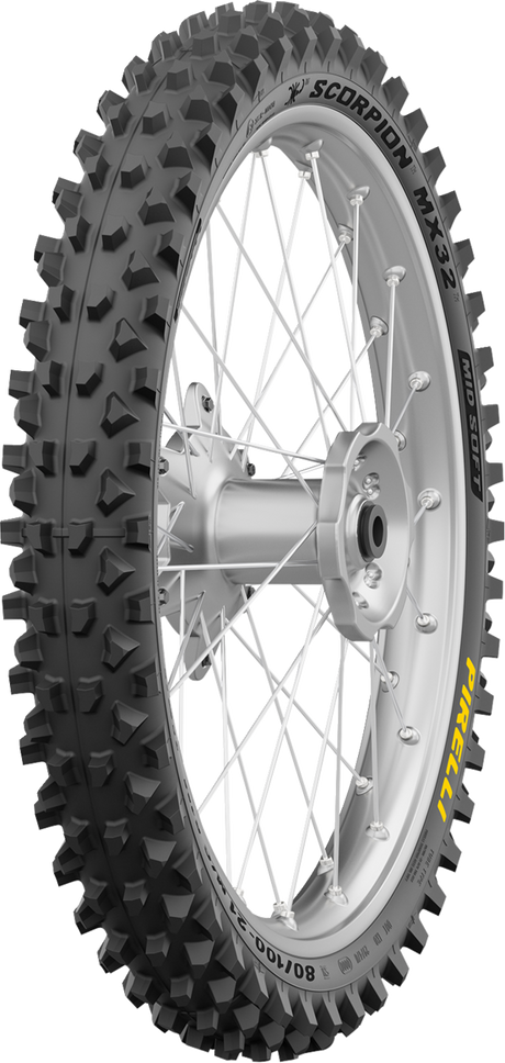 PIRELLI Tire - Scorpion™ MX32 Mid Soft - Front - 80/100-21 - 51M 4574700