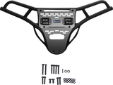 RAVEK Front Bumper/Skid Plate with White Lights - Black - RZR XP 1000 64-317BKL