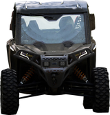 RAVEK Front Bumper/Skid Plate with White Lights - Black - RZR XP 1000 64-317BKL
