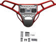 RAVEK Front Bumper/Skid Plate with White Lights - Red - RZR XP 1000 64-317RDL