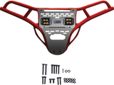RAVEK Front Bumper/Skid Plate with Amber Lights - Red - RZR XP 1000 64-317RDLA
