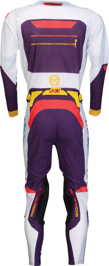 MOOSE OFFROAD Alpha One Pants - Purple/Red - US 28 Slim 2901-12059