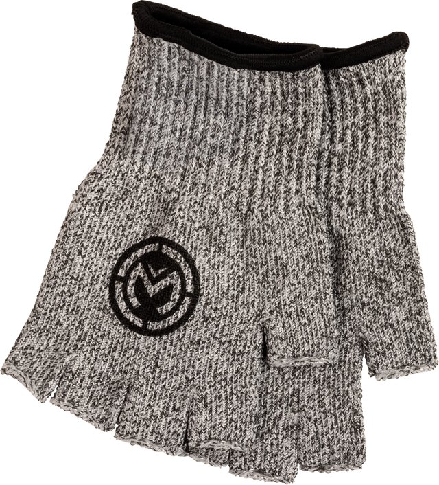 MOOSE OFFROAD Moose Half Finger Glove Liners - Gray - XL 3330-8363