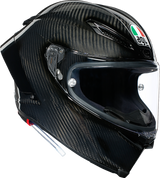 AGV Pista GP RR Helmet - Glossy Carbon for Motorcycle Racing - XS (Part Number 2118356002-008-XS)