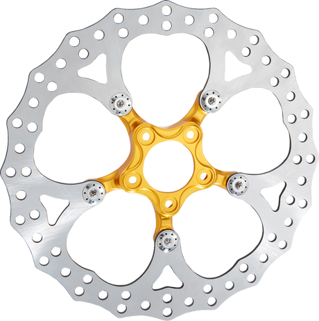 ARLEN NESS Spider Rotor - 12-19/32" - Gold - Front 300-110