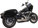 BASSANI XHAUST 2-into-1 Ripper Exhaust System with Megaphone Muffler - Short - Stainless - M8 Softail 1S79SS