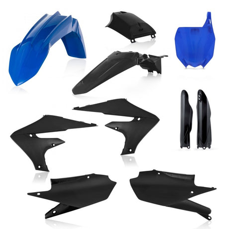 Acerbis Full Plastic Kit for Yamaha YZ250F, YZ450FX, YZ250FX, and YZ450F (2018-2023) – Black