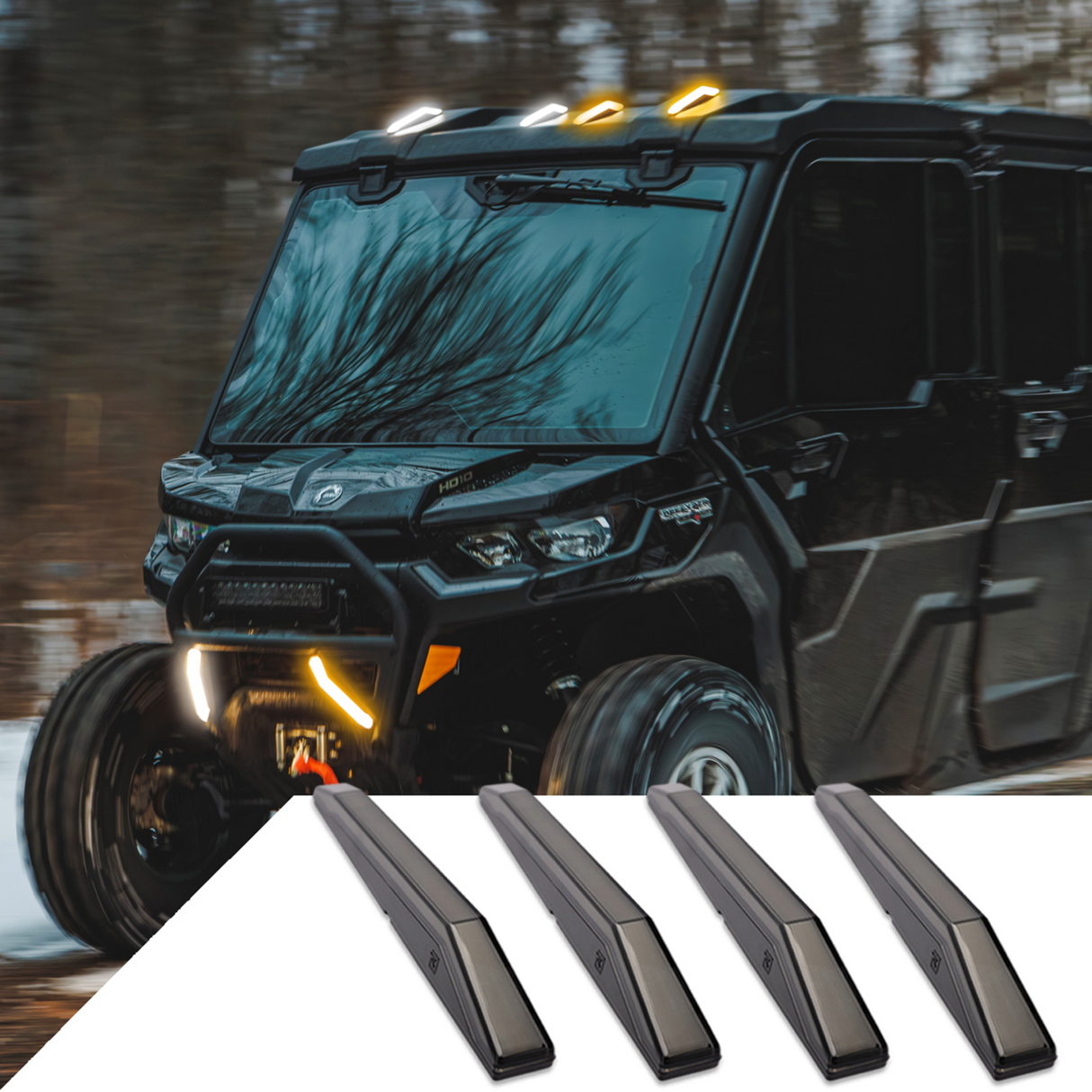 RAVEK Apex Cab Lights - Polaris/Can-Am/CF Moto/Kawasaki 59-1044