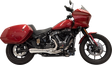 BASSANI XHAUST 2-into-1 Ripper Exhaust System with Megaphone Muffler - Chrome - 49-State - M8 Softail 1S79E