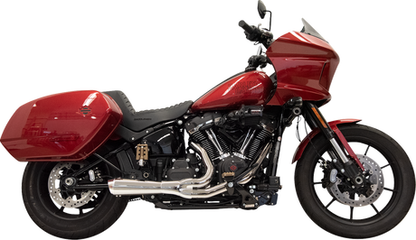 BASSANI XHAUST 2-into-1 Ripper Exhaust System with Megaphone Muffler - Chrome - 49-State - M8 Softail 1S79E