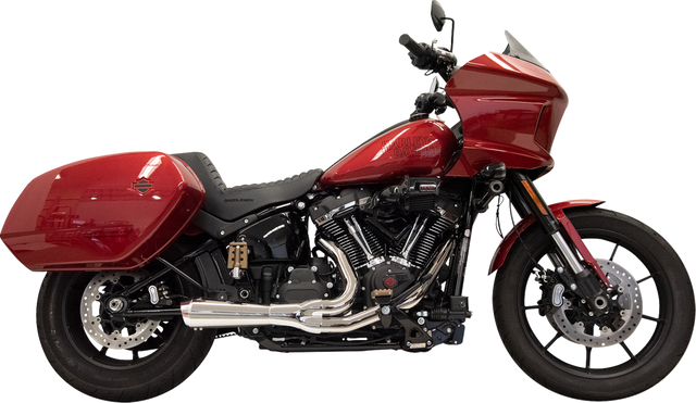 BASSANI XHAUST 2-into-1 Ripper Exhaust System with Megaphone Muffler - Chrome - 49-State - M8 Softail 1S79E