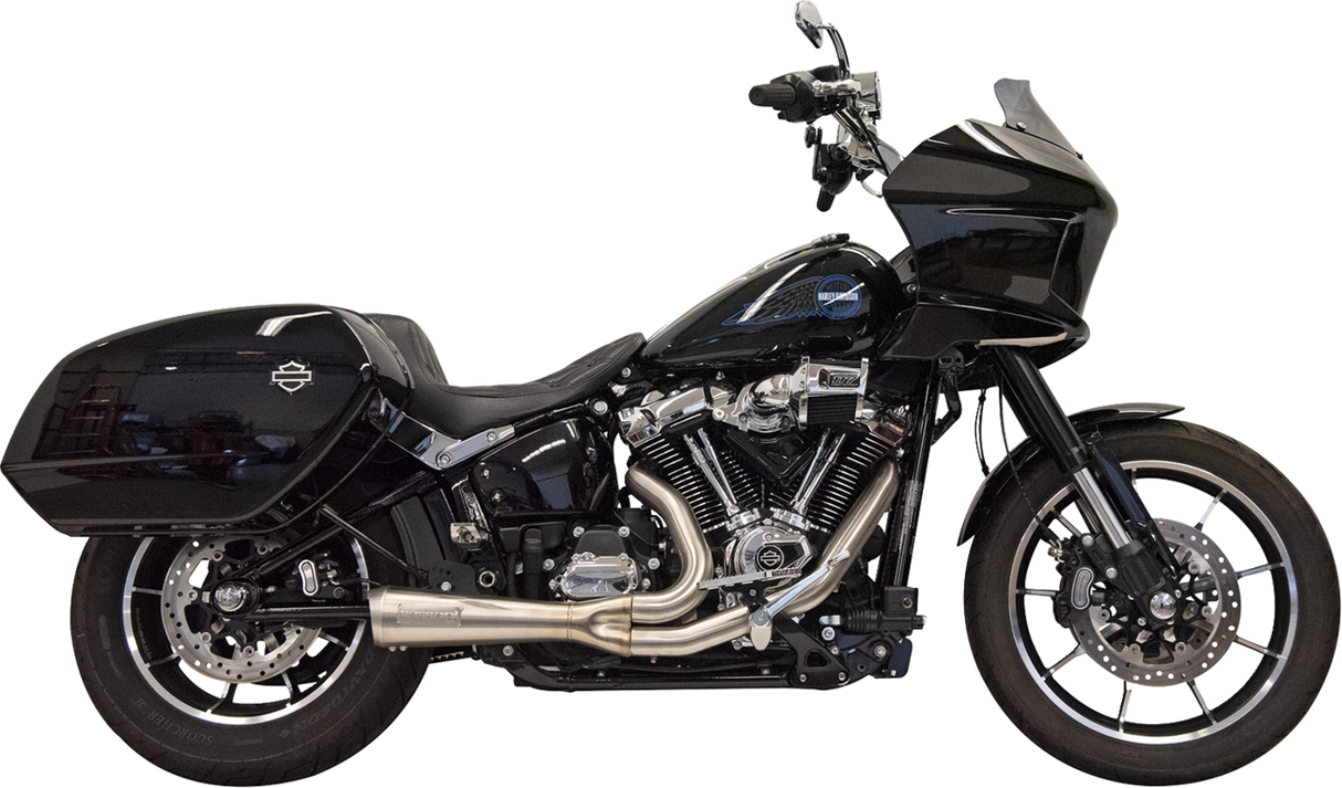 BASSANI XHAUST 2-into-1 Ripper Exhaust System with Megaphone Muffler - Stainless - 49-State - M8 Softail 1S79SSE