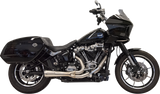 BASSANI XHAUST 2-into-1 Ripper Exhaust System with Megaphone Muffler - Stainless - 49-State - M8 Softail 1S79SSE
