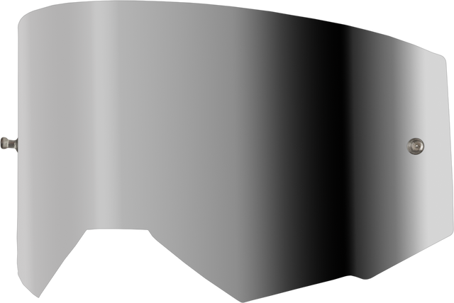 Fly Racing Zone Pro, Zone, Focus & Focus Sand Goggle Replacement Lens with Tear-Off Posts – Grey Mirror/Smoke