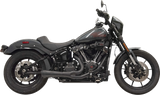 BASSANI XHAUST 2-into-1 Ripper Exhaust System with Megaphone Muffler - Short - Chrome - 49-State - M8 Softail 1S75E
