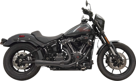 BASSANI XHAUST 2-into-1 Ripper Exhaust System with Megaphone Muffler - Short - Chrome - 49-State - M8 Softail 1S75E