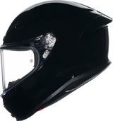 AGV K6 S Helmet - Black with Carbon-Aramid Fiber Shell, XL for Motorcycle Riders