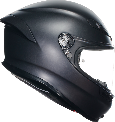 AGV K6 S Matte Black Motorcycle Helmet – Medium Fit with Advanced Ventilation and Safety Features for Sport and Street Riders