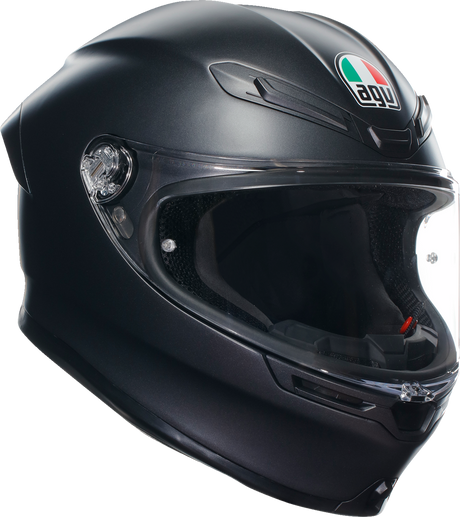 AGV K6 S Matte Black Helmet for Motorcycles - XL (Part Number 2118395016011XL)