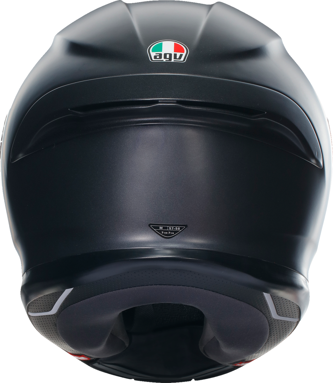 AGV K6 S Matte Black Helmet for Motorcycles - XL (Part Number 2118395016011XL)