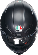 AGV K6 S Matte Black Motorcycle Helmet – Medium Fit with Advanced Ventilation and Safety Features for Sport and Street Riders