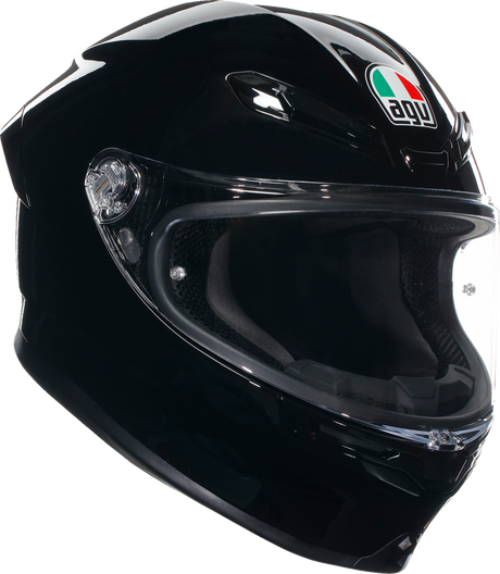 AGV K6 S Helmet - Black for Sport and Road Bikes, Large (Part 2118395016009L)