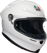 AGV K6 S Helmet - White - Small | Designed for Sport and Road Riders Compatible with AGV ARK System