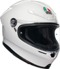 AGV K6 S Helmet - White Large - Designed for Motorcycle Riders