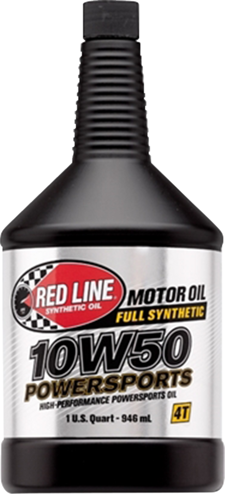 RED LINE SYNTHETIC OIL Synthetic Motor Oil - 10W50 - 1 US quart 42604