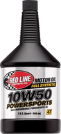 RED LINE SYNTHETIC OIL Synthetic Motor Oil - 10W50 - 1 US quart 42604