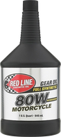 RED LINE SYNTHETIC OIL Motorcycle Gear Oil with Shockproof® - 80W - 1 US quart 42704