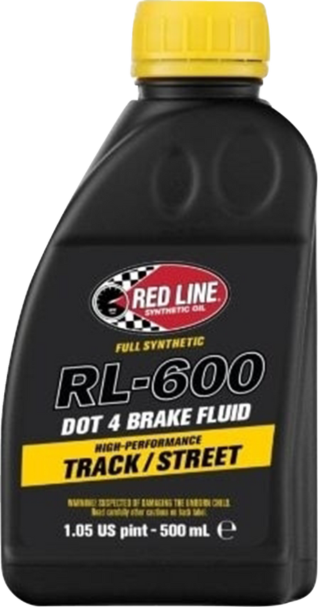 RED LINE SYNTHETIC OIL DOT 4 Brake Fluid - 500 ml 90404