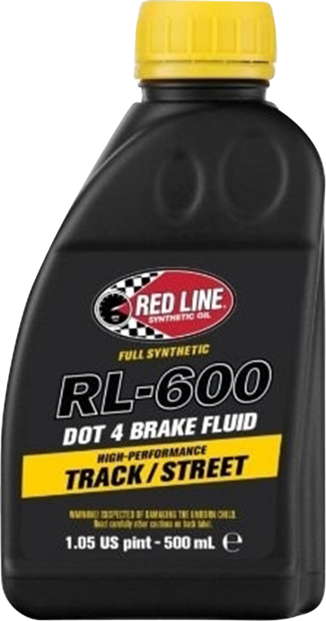 RED LINE SYNTHETIC OIL DOT 4 Brake Fluid - 500 ml 90404