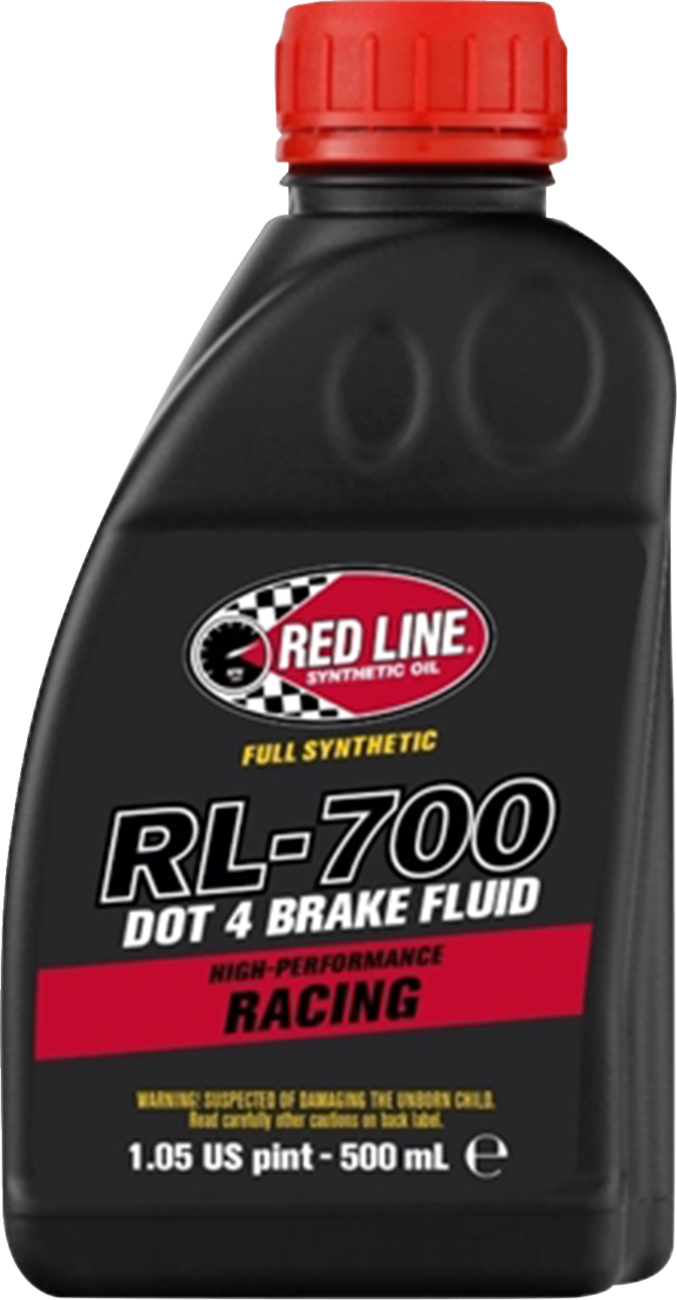 RED LINE SYNTHETIC OIL DOT 4 Racing Brake Fluid - 500 ml 90405