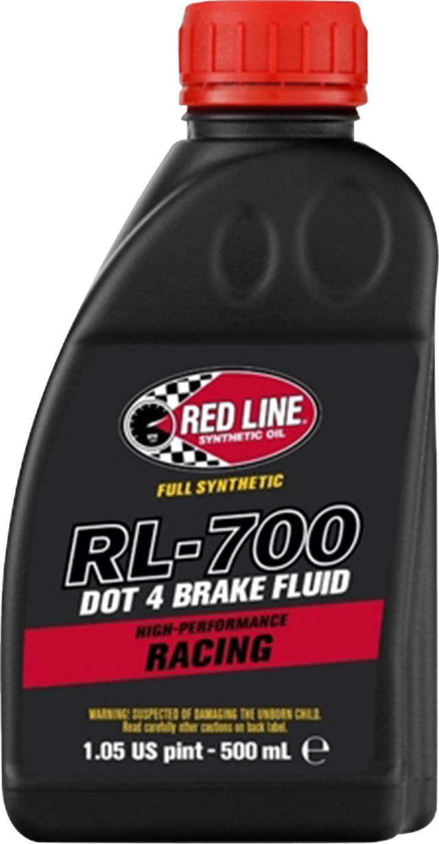 RED LINE SYNTHETIC OIL DOT 4 Racing Brake Fluid - 500 ml 90405