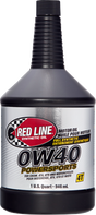 RED LINE SYNTHETIC OIL Synthetic Motor Oil - 0W40 - 1 US quart 42204