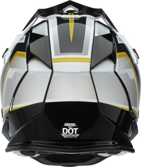 MOOSE OFFROAD MR3 Helmet - F.A.F. - White/Black/Gold - Small 0110-8928