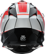 MOOSE OFFROAD MR3 Helmet - F.A.F. - White/Black/Red - Small 0110-8933