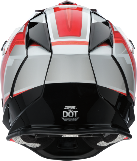 MOOSE OFFROAD MR3 Helmet - F.A.F. - White/Black/Red - Small 0110-8933
