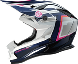 MOOSE OFFROAD MR3 Helmet - F.A.F. - White/Navy/Pink - XL 0110-8951