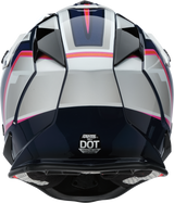 MOOSE OFFROAD MR3 Helmet - F.A.F. - White/Navy/Pink - XL 0110-8951