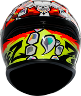 AGV K6 S Bezzecchi 2024 Helmet - Large, Carbon-Aramid Shell, Motorcycle Racing Gear for Honda, Yamaha, Suzuki, Kawasaki, Ducati