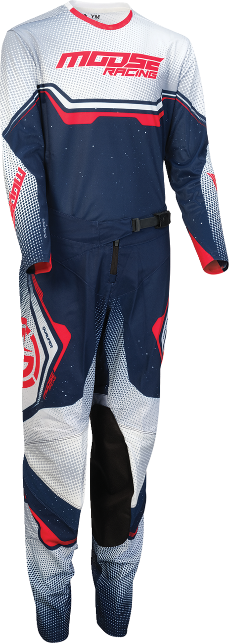 MOOSE OFFROAD Youth Qualifier® Pants - Red/White/Blue - US 26 2903-2655