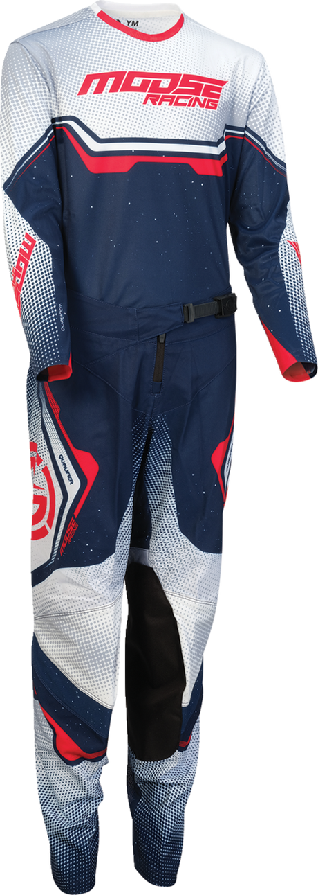 MOOSE OFFROAD Youth Qualifier® Pants - Red/White/Blue - US 26 2903-2655