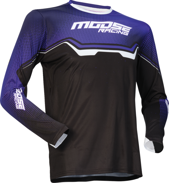 MOOSE OFFROAD Youth Qualifier® Jersey - Purple/Black/White - Small 2912-2633